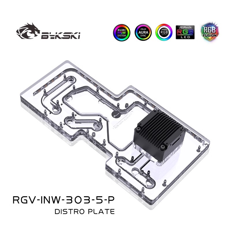 BYKSKI Acrylic Board Water Cha - Distro Plate Ddc Pump Combo recension och pris