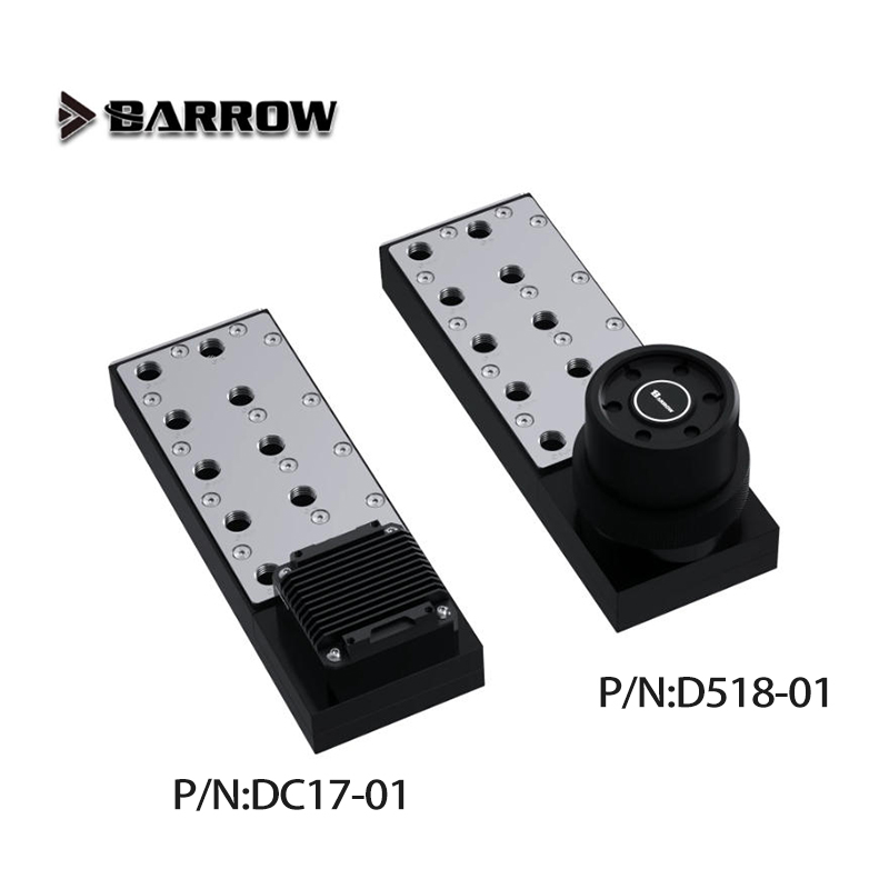 Barrow Stainless Steel POM Dis - Integrated Pump Reservoir Distro Plate recension och pris