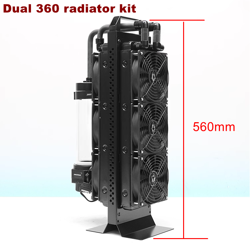 Dual radiator external water c - External Radiator Water Cooling Kit recension och pris
