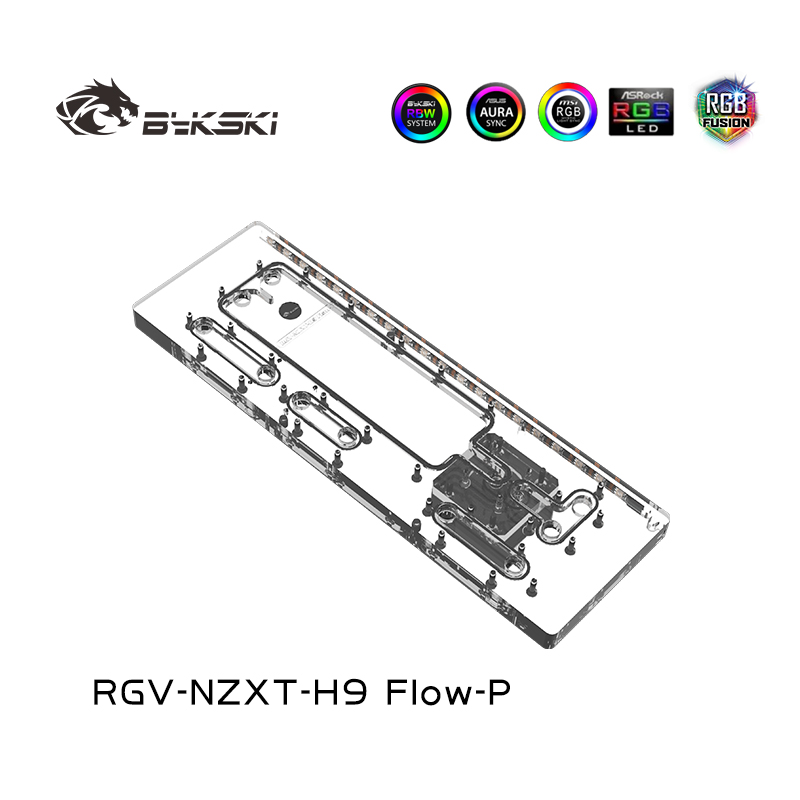 Bykski RGV-NZXT-H9 FIow-P Acry - Distro Plate Ddc Pump Combo recension och pris