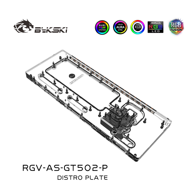Bykski Acrylic Distro Plate /B - Distro Plate Ddc Pump Combo recension och pris
