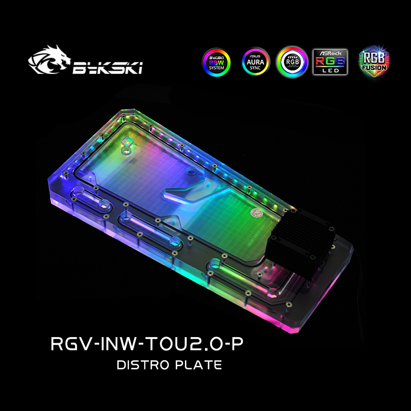BYKSKI RGV-INW-TOU2.0-P Acryli - Distro Plate Ddc Pump Combo recension och pris