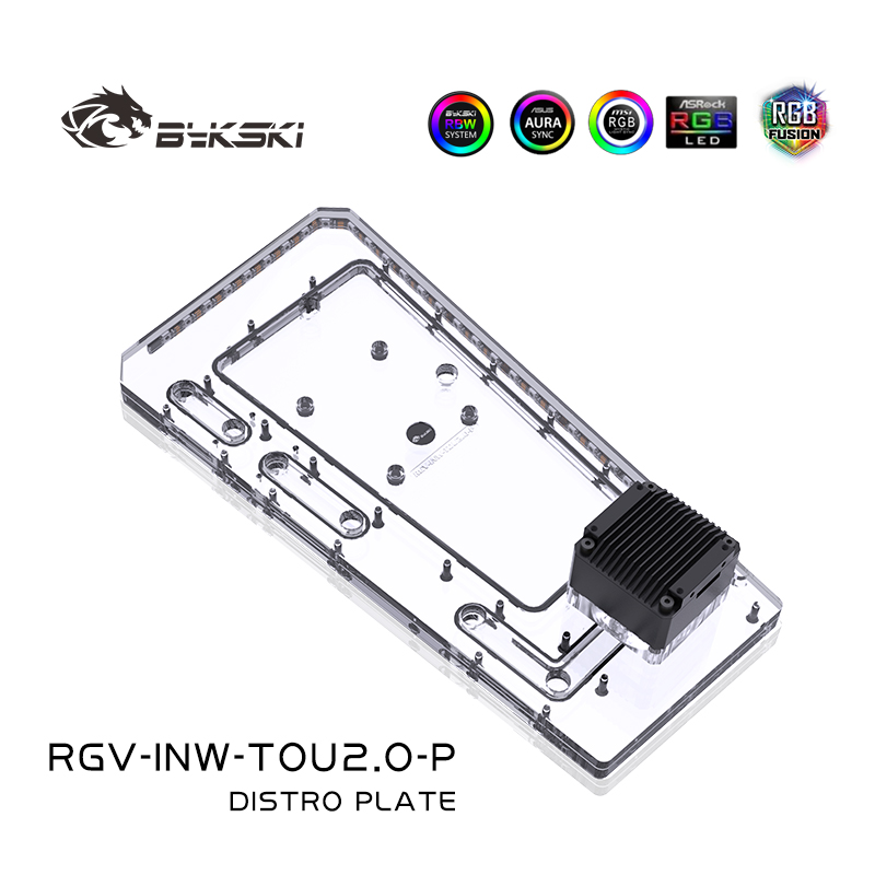 BYKSKI RGV-INW-TOU2.0-P Acryli - Distro Plate Ddc Pump Combo recension och pris