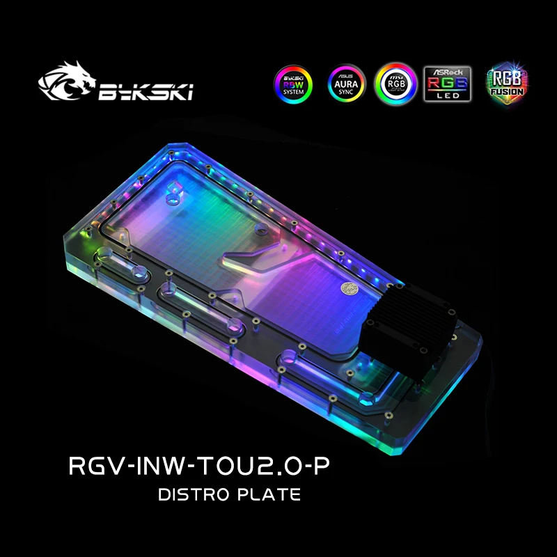 BYKSKI Acrylic Board Water Cha - Distro Plate Ddc Pump Combo recension och pris