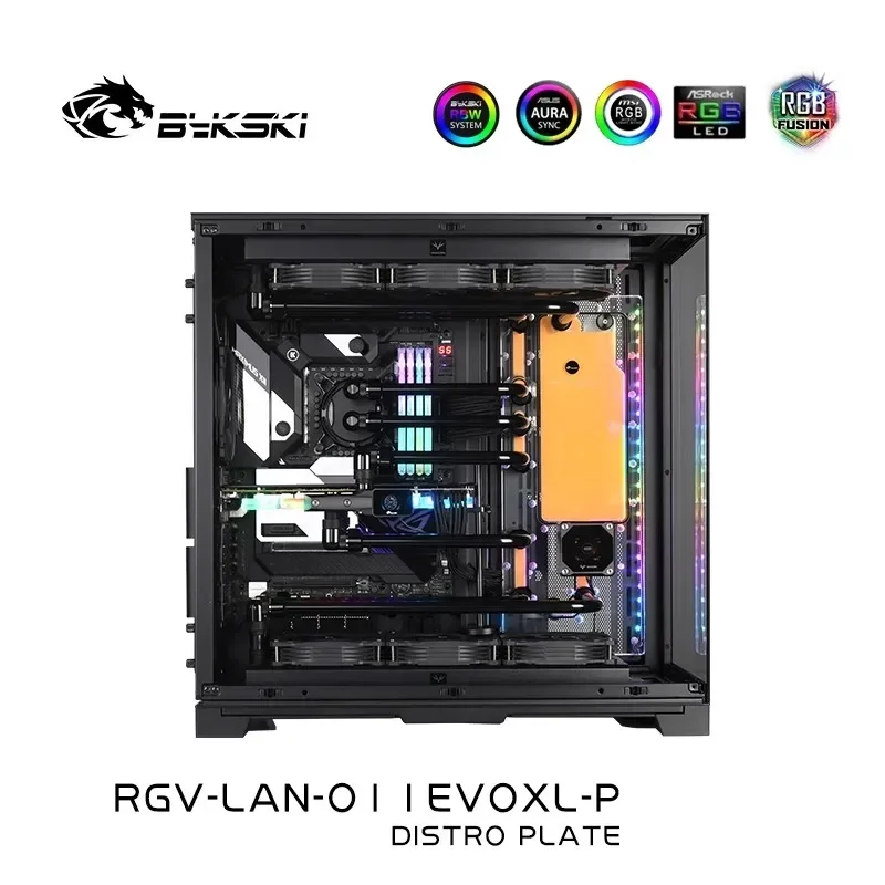 Bykski Acrylic Distro Plate /B - Distro Plate Ddc Pump Combo recension och pris