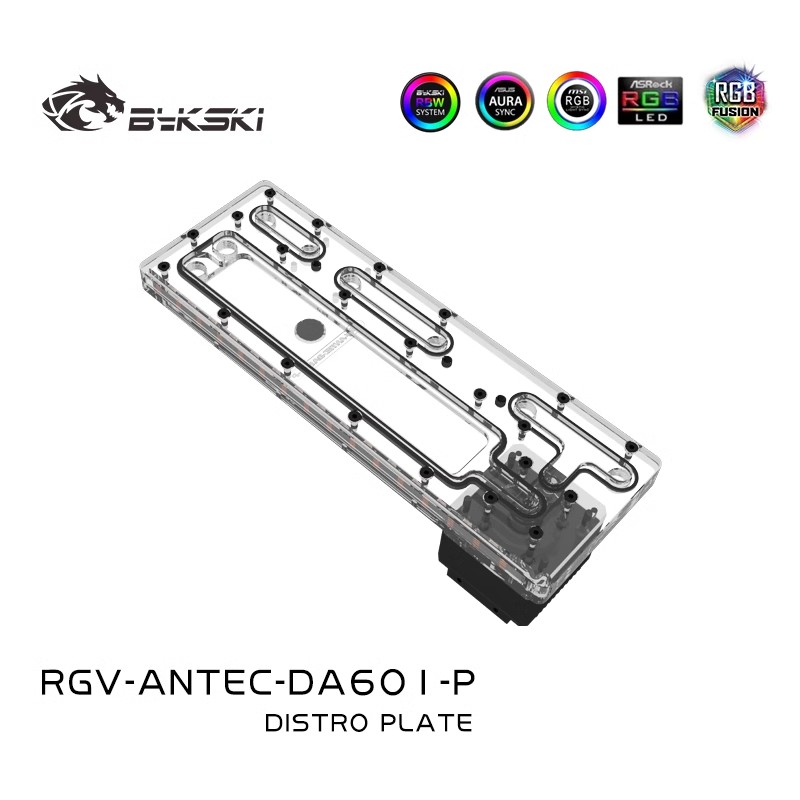 BYKSKI Acrylic Waterway Board  - Distro Plate Ddc Pump Combo recension och pris