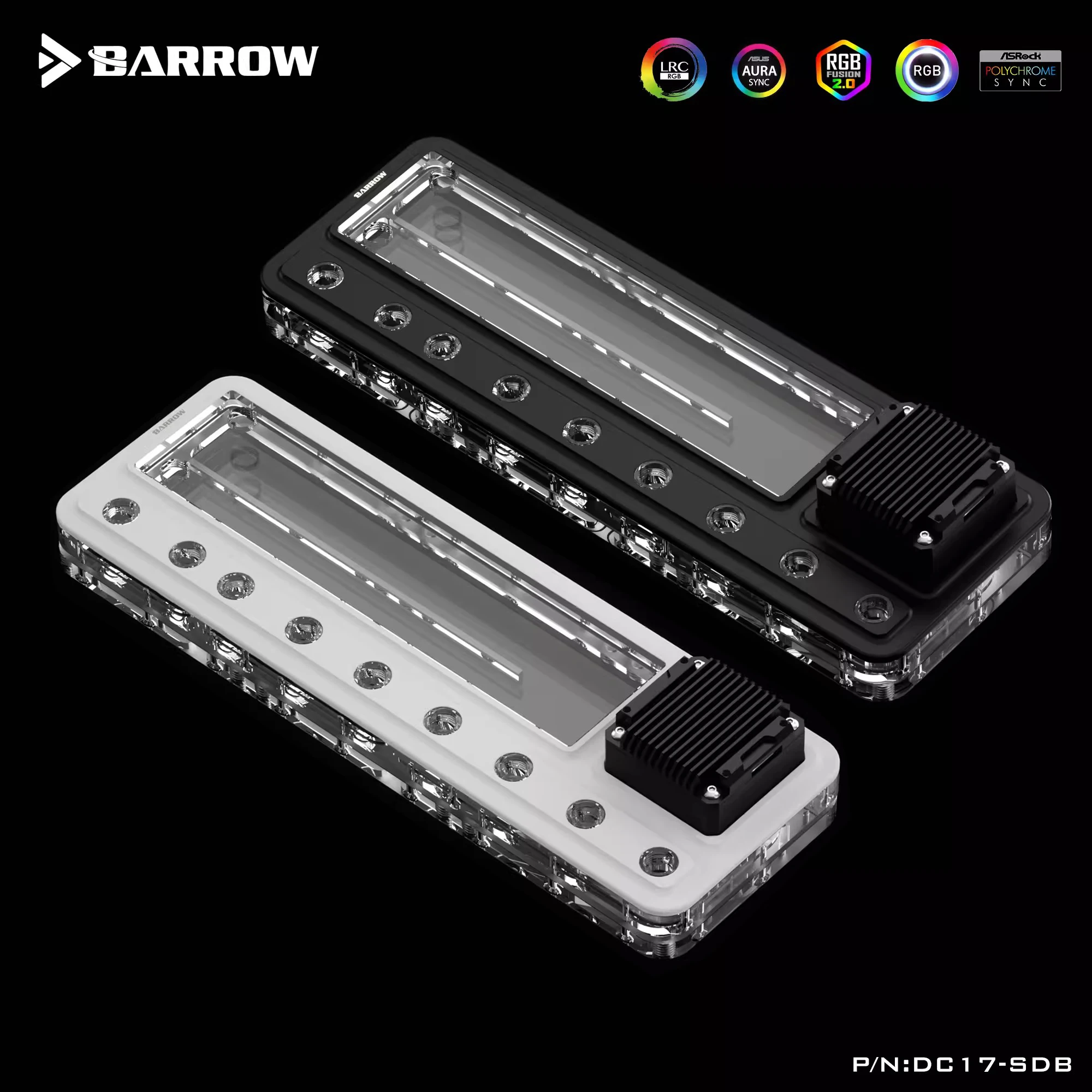 Barrow AIO Pump Reservoir Inte - Integrated Pump Reservoir Distro Plate recension och pris