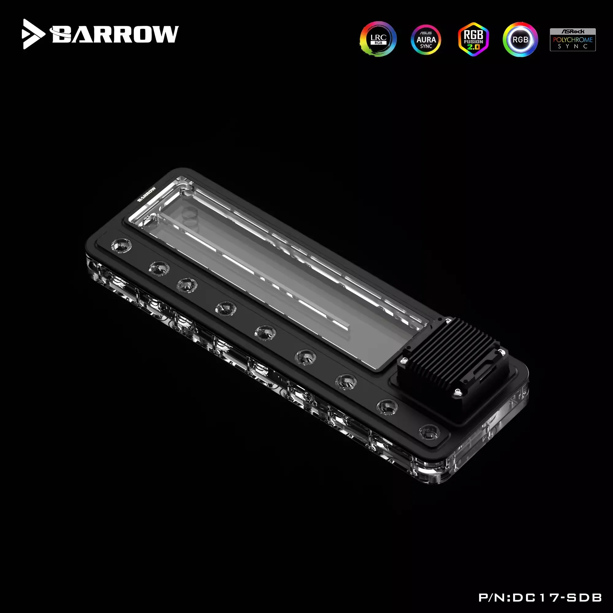 Barrow AIO Pump Reservoir Inte - Integrated Pump Reservoir Distro Plate recension och pris