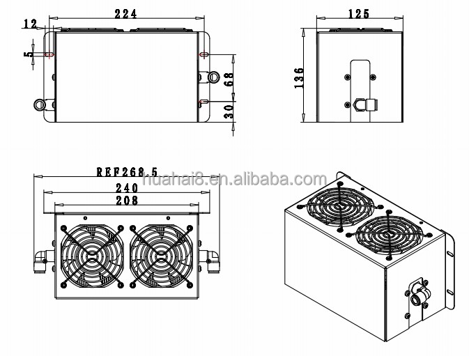 Industrial Thermoelectric Heat - Chiller Water Cooling System Pc recension och pris