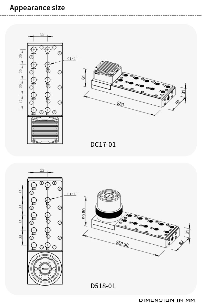 Barrow DC17-01 Stainless Steel - Integrated Pump Reservoir Distro Plate recension och pris