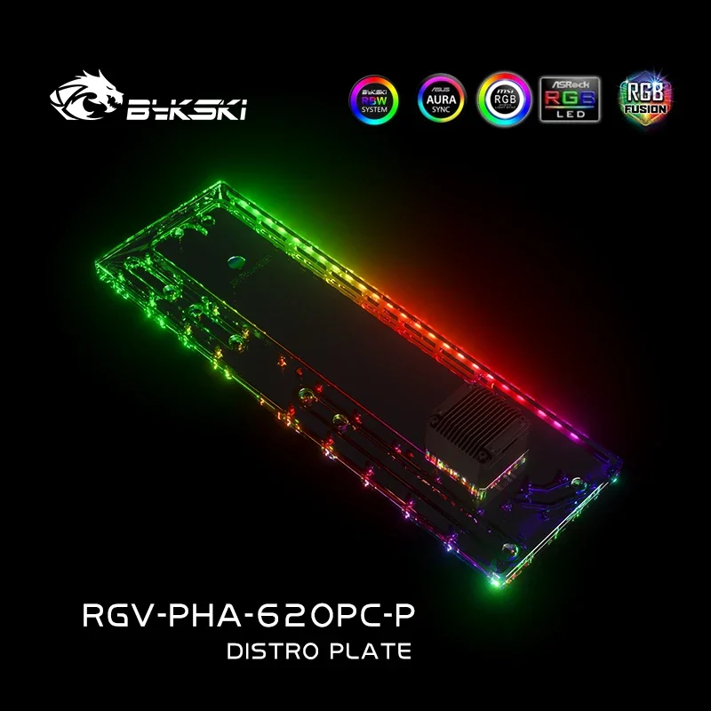 Bykski Acrylic Distro Plate /B - Distro Plate Ddc Pump Combo recension och pris