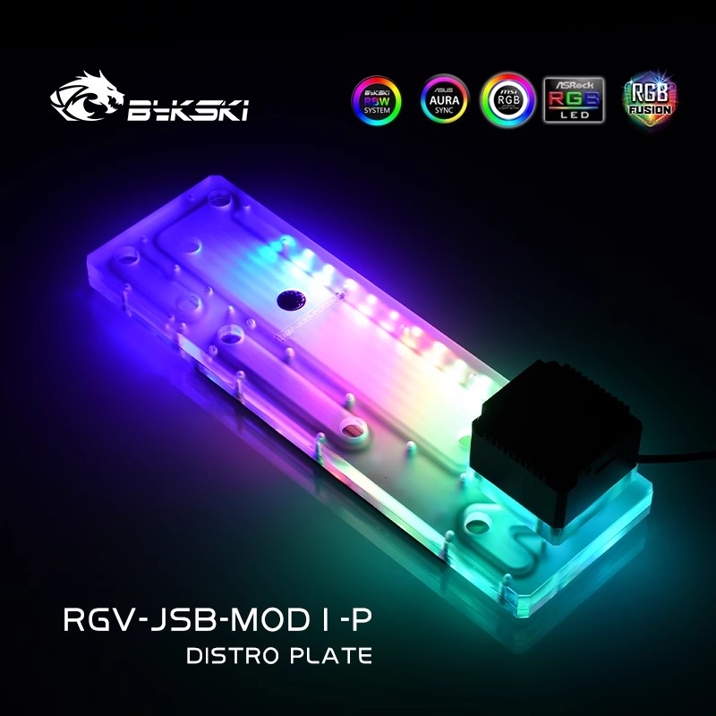 BYKSKI Acrylic Board Water Cha - Distro Plate Ddc Pump Combo recension och pris