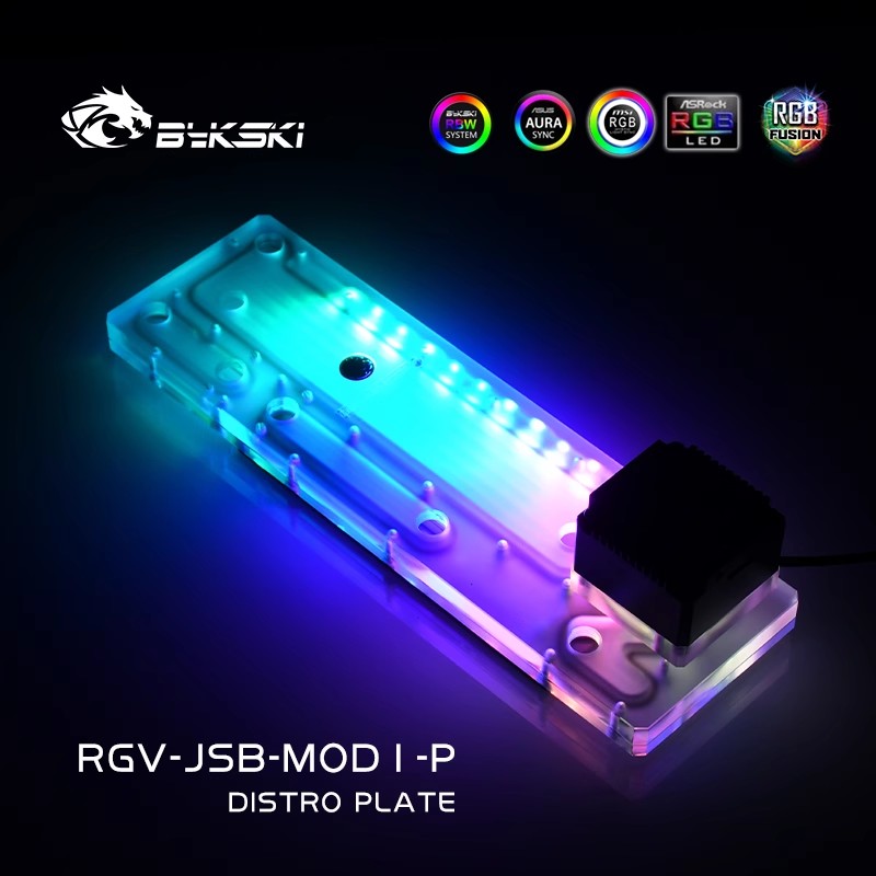BYKSKI Acrylic Board Water Cha - Distro Plate Ddc Pump Combo recension och pris